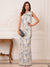 Sheath/Column One-Shoulder Sleeveless Floor-Length Long Mother of the Bride Dresses with Bow