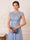A-Line/Princess Scoop Short Sleeves Floor-Length Mother of the Bride Dresses with 3D Floral & Beading
