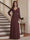 A-Line/Princess V-Neck Long Sleeves Floor-Length Mother of the Bride Dresses with Lace & Applique