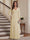 A-Line/Princess V-Neck Long Sleeves Floor-Length Mother of the Bride Dresses with Lace & Applique
