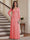 A-Line/Princess V-Neck Long Sleeves Floor-Length Mother of the Bride Dresses with Lace & Applique