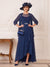 A-Line/Princess Illusion Neck 3/4 Sleeves Asymmetrical Mother of the Bride Dresses with Ruffles & Jacket
