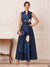 A-Line/Princess Collar Sleeveless Ankle-Length Mother of the Bride Dresses with Bowknot