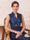 A-Line/Princess Collar Sleeveless Ankle-Length Mother of the Bride Dresses with Bowknot