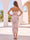 Trumpet/Mermaid Strapless Sleeveless Tea-Length Cocktail Dresses With Embroidery & Beading