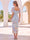 Sheath/Column Sweetheart Short Sleeves Tea-Length Cocktail Dresses With Embroidery & Flower