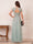 A-Line/Princess V-Neck Short Sleeves Floor-Length Mother of the Bride Dresses with Appliques & Lace