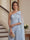 Jumpsuit 2 Pieces One-Shoulder Sleeveless Floor-Length Mother of the Bride Dresses with Bowknot & 3D Floral
