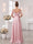 A-Line/Princess Spaghetti Straps Short Sleeves Floor-Length Bridesmaid Dresses with Ruched