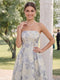 A-Line/Princess Strapless Sleeveless Ankle-Length Wedding Guest Dresses with Ruched