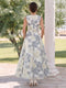 A-Line/Princess Scoop Sleeveless Ankle-Length Wedding Guest Dresses with Ruched