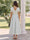 A-Line/Princess V Neck Short Sleeves Tea-Length Wedding Guest Dresses with Ruched