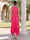 A-Line/Princess Halter Sleeveless Asymmetrical Wedding Guest Dresses with Pleats