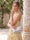 A-Line/Princess Halter Sleeveless Tea-Length Wedding Guest Dresses with Applique & Lace