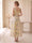 A-Line/Princess V-Neck Sleeveless Ankle-Length Wedding Guest Dresses with Embroidery