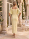 Trumpet/Mermaid Sweetheart Half Sleeves Asymmetrical Wedding Guest Dresses with Rhinestone