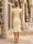 Trumpet/Mermaid Square Neck Sleeveless Knee-Length Wedding Guest Dresses with Ruffles