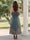 A-Line/Princess Strapless Sleeveless Ankle-Length Wedding Guest Dresses with Ruched & Bowknot