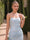 Sheath/Column Strapless Sleeveless Floor-Length Bridesmaid Dresses with  Sash & Ruched