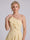 A-Line/Princess One-Shoulder Sleeveless Floor-Length Bridesmaid Dresses with Ruffles & Split Side