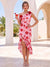Trumpet/Mermaid One-shoulder Sleeveless Asymmetrical Cocktail Dresses With Ruffles & 3D Floral