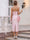 Sheath/Column Strapless Sleeveless Tea-Length Cocktail Dresses With 3D Floral