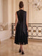 A-Line/Princess High Neck Sleeveless Asymmetrical Cocktail Dresses With Pleats & Lace