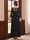 A-Line/Princess Scoop Long Sleeves Ankle Length Mother of the Bride Dresses With Embroidery & Lace