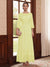 A-Line/Princess Scoop Long Sleeves Ankle Length Mother of the Bride Dresses With Embroidery & Lace