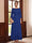 A-Line/Princess Scoop Long Sleeves Ankle Length Mother of the Bride Dresses With Embroidery & Lace