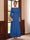 A-Line/Princess Scoop Long Sleeves Ankle Length Mother of the Bride Dresses With Embroidery & Lace