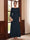 A-Line/Princess Scoop Long Sleeves Ankle Length Mother of the Bride Dresses With Embroidery & Lace