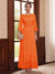 A-Line/Princess Scoop Long Sleeves Ankle Length Mother of the Bride Dresses With Embroidery & Lace