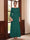 A-Line/Princess Scoop Long Sleeves Ankle Length Mother of the Bride Dresses With Embroidery & Lace