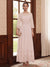 A-Line/Princess Scoop Long Sleeves Ankle Length Mother of the Bride Dresses With Embroidery & Lace