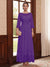 A-Line/Princess Scoop Long Sleeves Ankle Length Mother of the Bride Dresses With Embroidery & Lace
