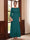 A-Line/Princess Scoop Long Sleeves Ankle Length Mother of the Bride Dresses With Embroidery & Lace