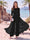Jumpsuit Scoop Half Sleeves Floor-Length Mother of the Bride Dresses with Applique