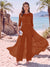 Jumpsuit Scoop Half Sleeves Floor-Length Mother of the Bride Dresses with Applique