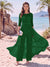 Jumpsuit Scoop Half Sleeves Floor-Length Mother of the Bride Dresses with Applique