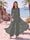 Jumpsuit Scoop Half Sleeves Floor-Length Mother of the Bride Dresses with Applique
