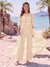 Jumpsuit Scoop Half Sleeves Floor-Length Mother of the Bride Dresses with Applique