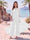 Jumpsuit Scoop Half Sleeves Floor-Length Mother of the Bride Dresses with Applique