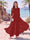 Jumpsuit Scoop Half Sleeves Floor-Length Mother of the Bride Dresses with Applique