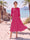 A-Line/Princess Scoop 3/4 Sleeves Knee-Length Mother of the Bride Dresses with Applique