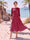 A-Line/Princess Scoop 3/4 Sleeves Knee-Length Mother of the Bride Dresses with Applique
