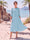 A-Line/Princess Scoop 3/4 Sleeves Knee-Length Mother of the Bride Dresses with Applique