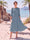 A-Line/Princess Scoop 3/4 Sleeves Knee-Length Mother of the Bride Dresses with Applique