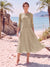 A-Line/Princess Scoop 3/4 Sleeves Knee-Length Mother of the Bride Dresses with Applique