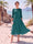 A-Line/Princess Scoop 3/4 Sleeves Knee-Length Mother of the Bride Dresses with Applique